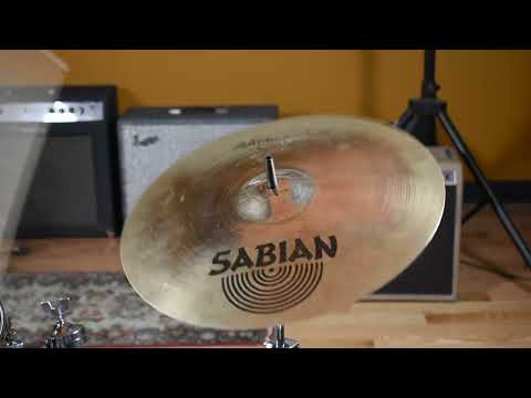 16" Sabian AA Medium Thin Crash Cymbal 1060g *Video* image 7