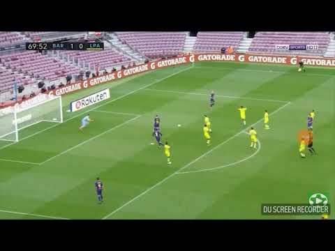 !!!!Messi Humillando al arquero Leandro Chichizola de las palmas!!!!