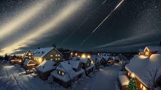 Animated Merry Christmas & Snowy Winter Landscape
