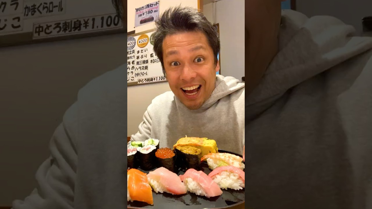 Conveyor Belt Sushi Restaurant at Himawari Sushi in Shinjuku! Ohtoro, extra fatty tuna is amazing!