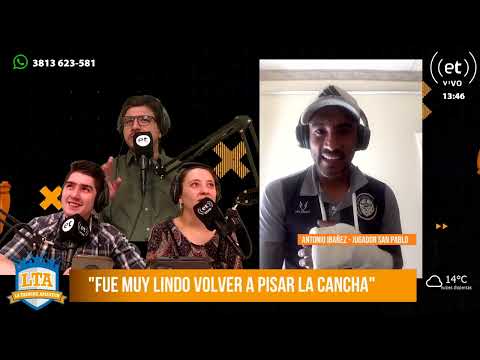 Charlamos con Antonio Ibañez después de su fractura durante su último partido | LTA