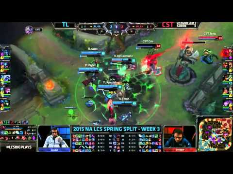 Team Liquid vs Team Coast - HIGHLIGHTS - NA LCS Spring 2015 - W3D1 - Season 2015 - League of Legends