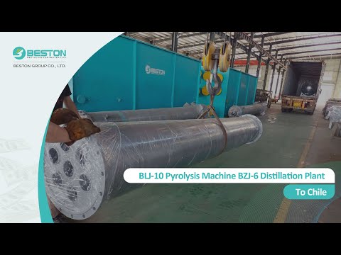 Ship BLJ-10 Pyrolysis Plant + BZJ-6 Oil Distillation Plant To Chile