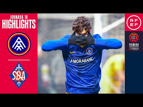 Resumen #PrimeraFederación | FC Andorra 2-0 SD Amorebieta | Jornada 18 | Temporada 2024/25