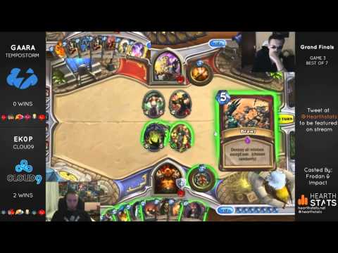 HearthStats League Invitational Hearthstone Grand Finals - Gaara vs Ek0p Game 3
