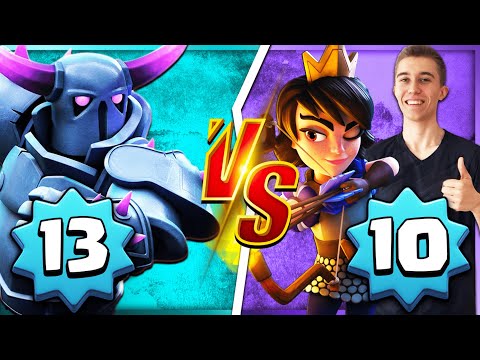 CRUSHING LEVEL 13's with LEVEL 10 CARDS! ORIGINAL LOG BAIT — Clash Royale