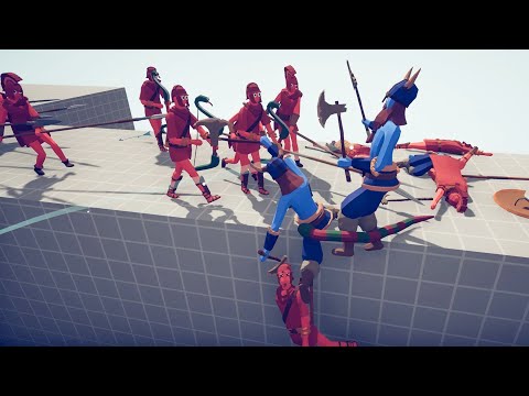 Ancient Team vs Viking Team - Totally Accurate Battle Simulator TABS