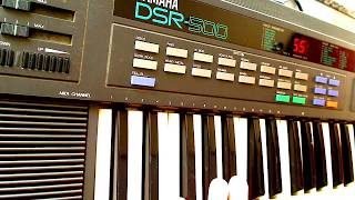 Video thumbnail for YAMAHA DSR 500 (sound and styles demonstration) HiQ sound by Keyboards - review - repair