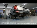 Video: Fox Edelstahl Sportauspuff-Komplettanlage Mercedes E-Klasse W123 280 E