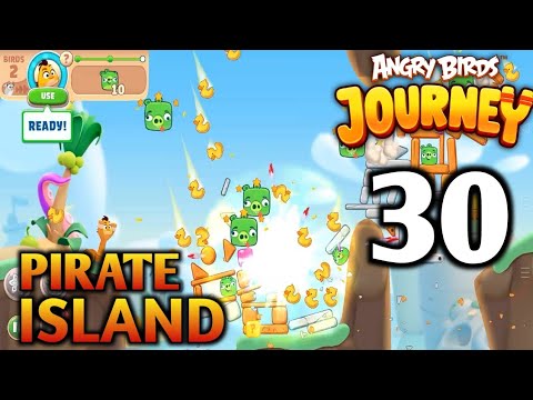 PIRATE ISLAND ( Level 216- Level 220) || Angry Birds Journey (2023 Update )/ Android Gameplay 🎮