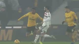 Bruno Fernandes Receives His First RED CARD Of The Match