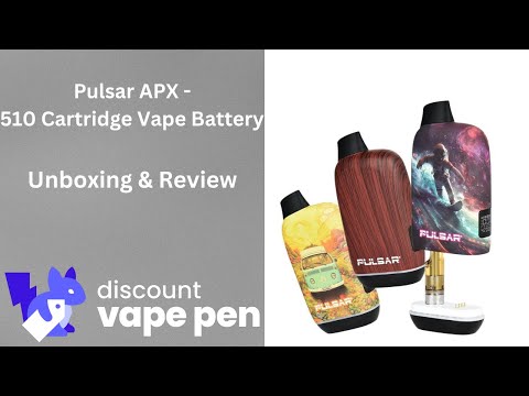 Pulsar APX - Cartridge Vape Battery - Unboxing & Review