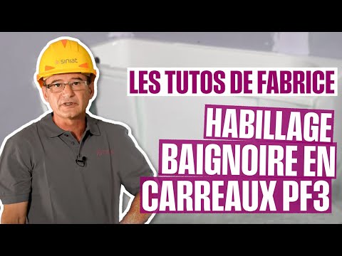 comment installer tablier baignoire d'angle