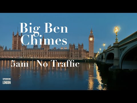Big Ben 5am Chimes - You’ve NEVER heard the Clock Tower Sound this Clearly!