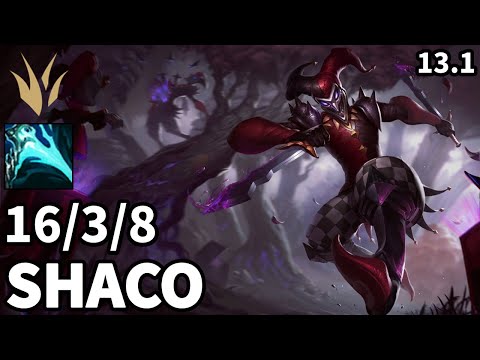 Shaco Jungle vs Zac - EUW Master | Patch 13.1
