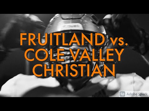 Fruitland Football Cole Valley Christian Pump Up