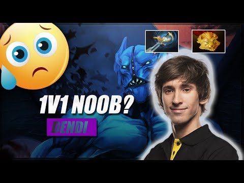 Dota Pro: Dendi Night Stalker 1v1 noob? | Dota 2 Highlights