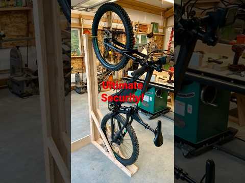 Ultimate Bike stand! #shorts #diy #woodworking