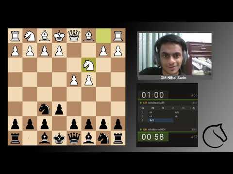 GM Nihal Sarin plays Lichess Bullet Titled Arena