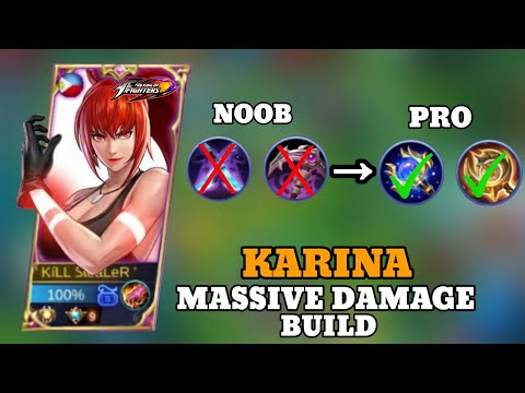 Karina Massive Damage Build (Try This) | Mobile legends