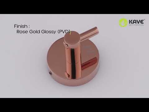Sgr-8001 stainless steel rose gold robe hook