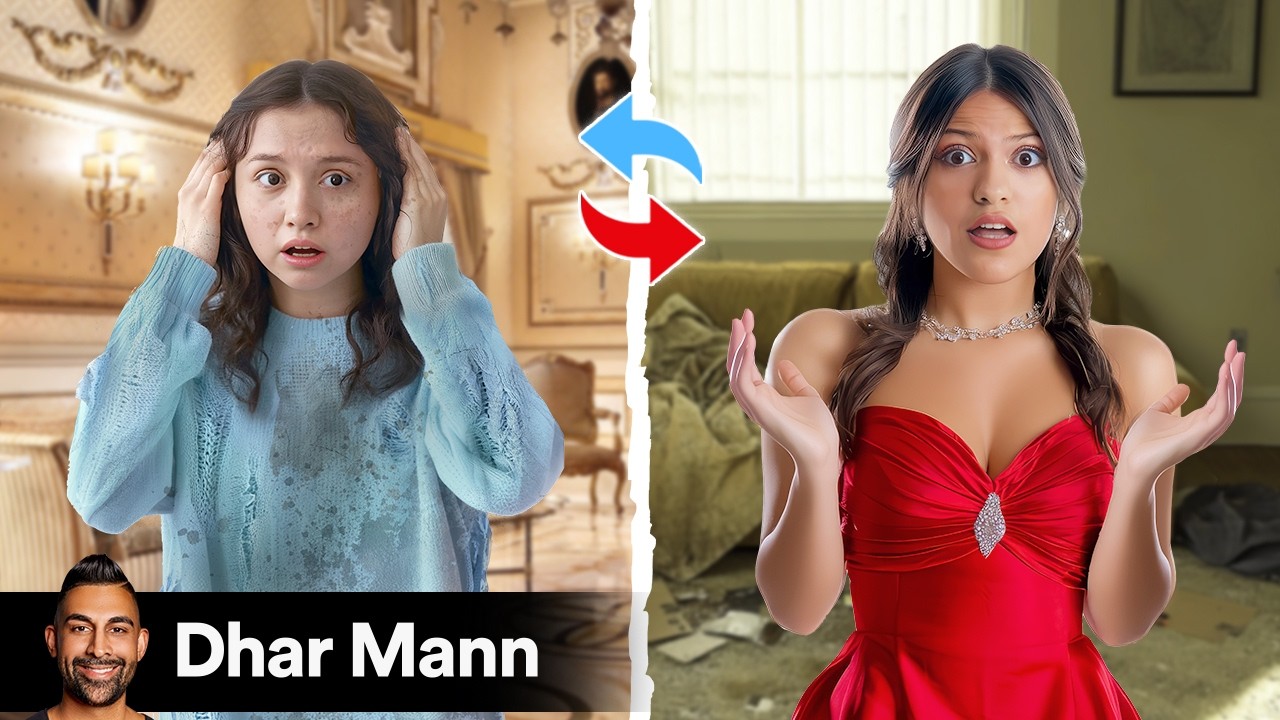 RICH and POOR Parents SWAP DAUGHTERS, What Happens Next Is Shocking | Dhar Mann Studios