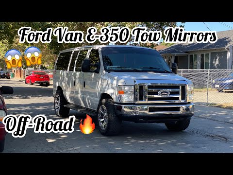 INSTALLING TOW MIRRORS ON FORD VAN !(ft:EMILIO)