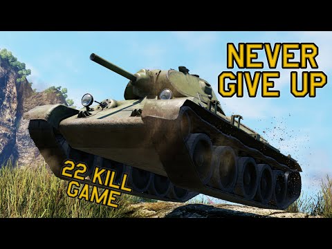 REFUSING TO DIE - T-34 1940 in War Thunder - OddBawZ