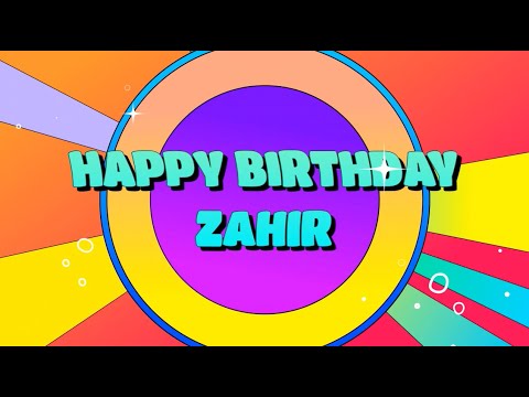 🎈 Happy Birthday Zahir! | Unique & Fun Birthday Song