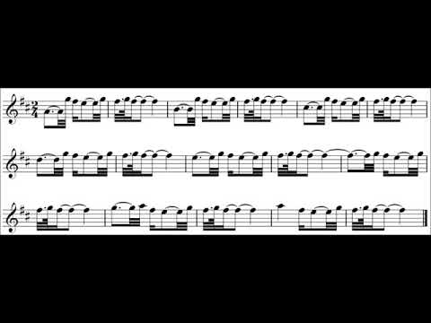 Great Highland Bagpipes Intermediate Exercise 21 – high pitch half speed