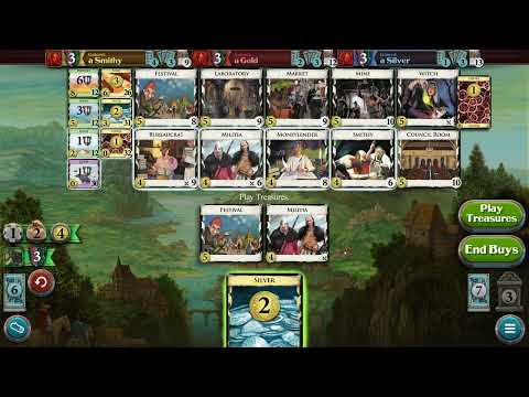 Dominion Digital Early Access #17 | Base Game Vs Three Hard AIs - YouTube