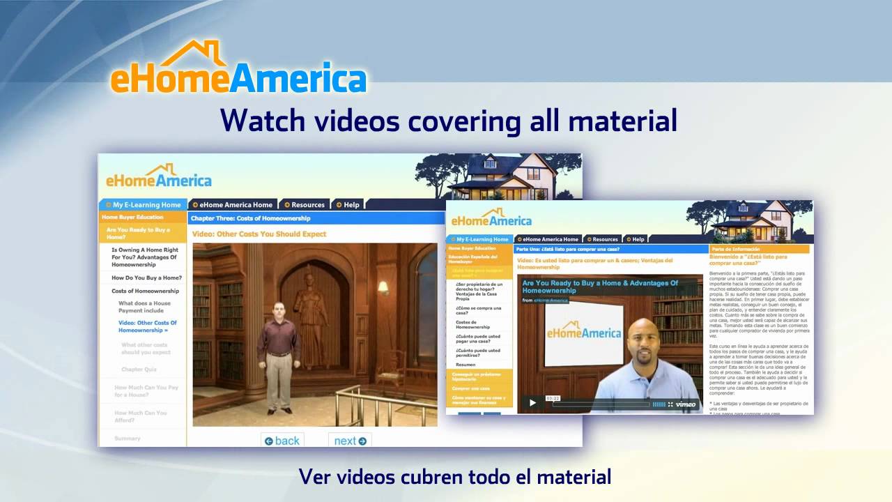 eHome America Online Home Buyer Certification Education Course Tour