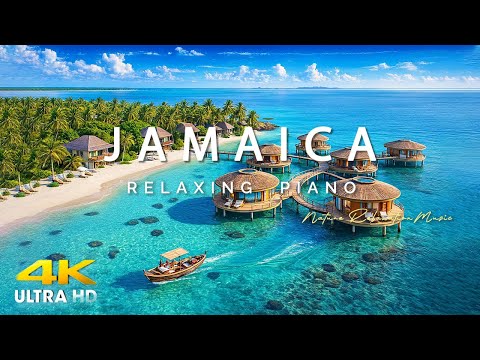 FLYING OVER JAMAICA (4K UHD) – Soothing Music Along With Beautiful Nature Video - 4K Video ULTRA HD
