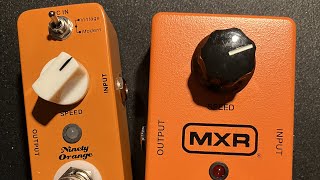 Video thumbnail for Phaser comparison MXR phase 90 M101 vs Mooer Ninety Orange by Octoplod