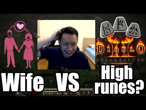 Sealion Talks About Hard Life Choices (D2R High Rune Farming in Cow Level with Blizzard Sorceress)