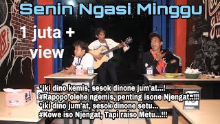 Download lagu NGAKAK...! SENIN NGASI MINGGU MARAI NGGUYU - Ngamen Gelut Part 1 mp3