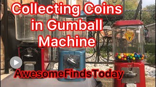 Opening and Collecting Coins on Gumball Machines