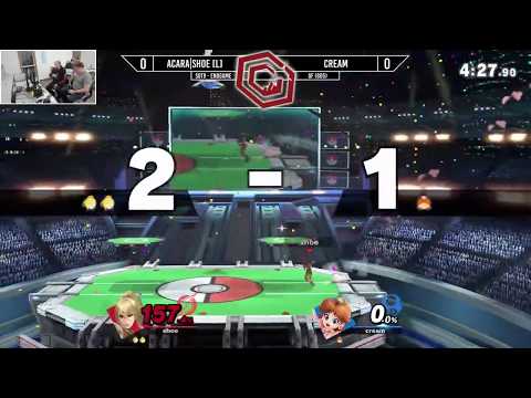 Smash on the Rocks: Endgame - AcaRa|Shoe (ZSS, Palutena, Incin., Jokey) Vs. Cream [L] (Daisy) - GF