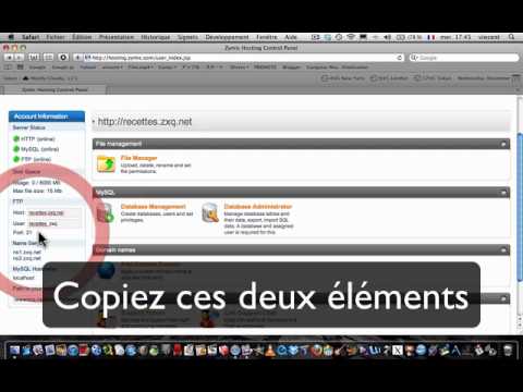 comment ouvrir un site avec iweb