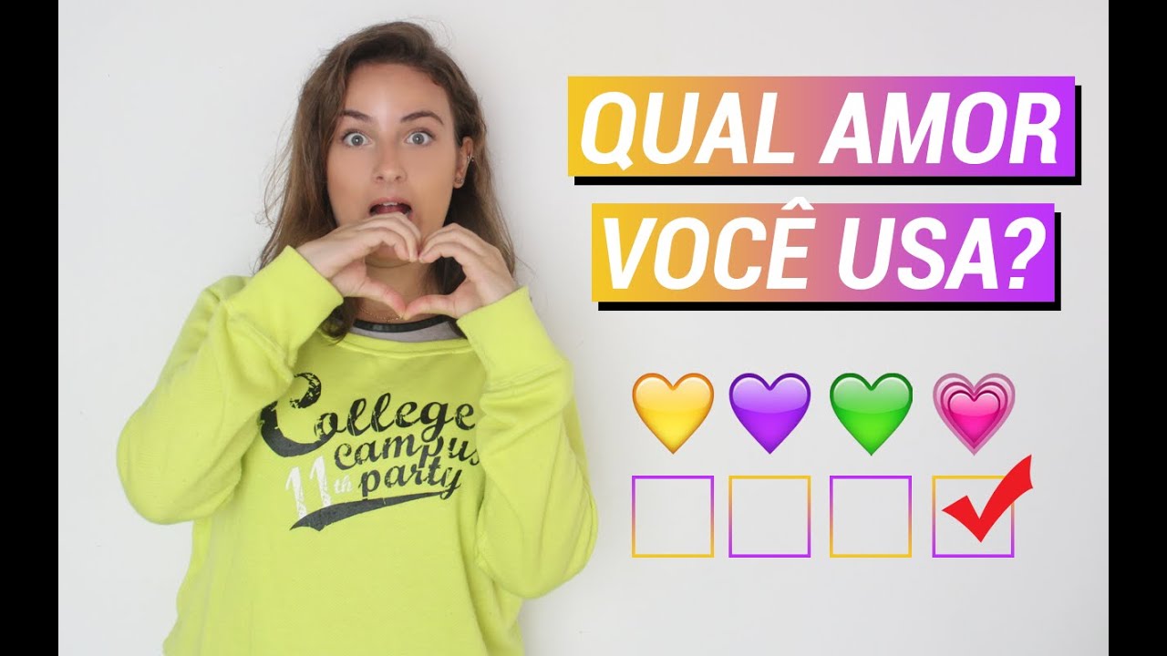OS EMOJIS DE CORAÇÃO