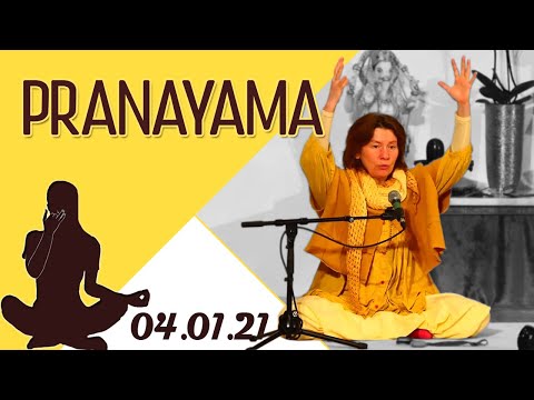 Fortgeschrittenes Pranayama mit Vani Devi - Yoga Vidya Live 06:00 - 04.01.2021