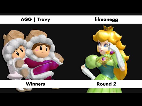 AGG | Travy (Ice Climbers/Luigi) vs likeanegg (Sheik/Peach) | WR2 | Moonwalk Monday 41 Melee Singles