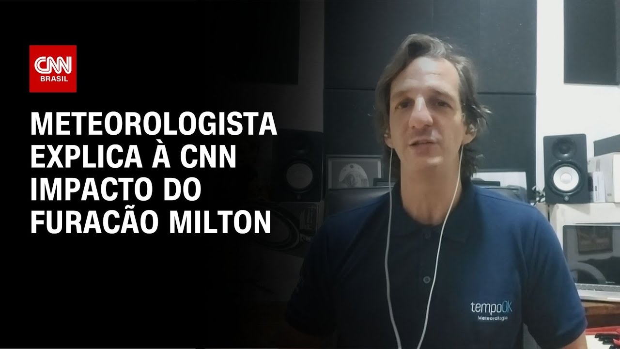 Meteorologista explica à CNN sobre impacto do furacão Milton | CNN NOVO DIA