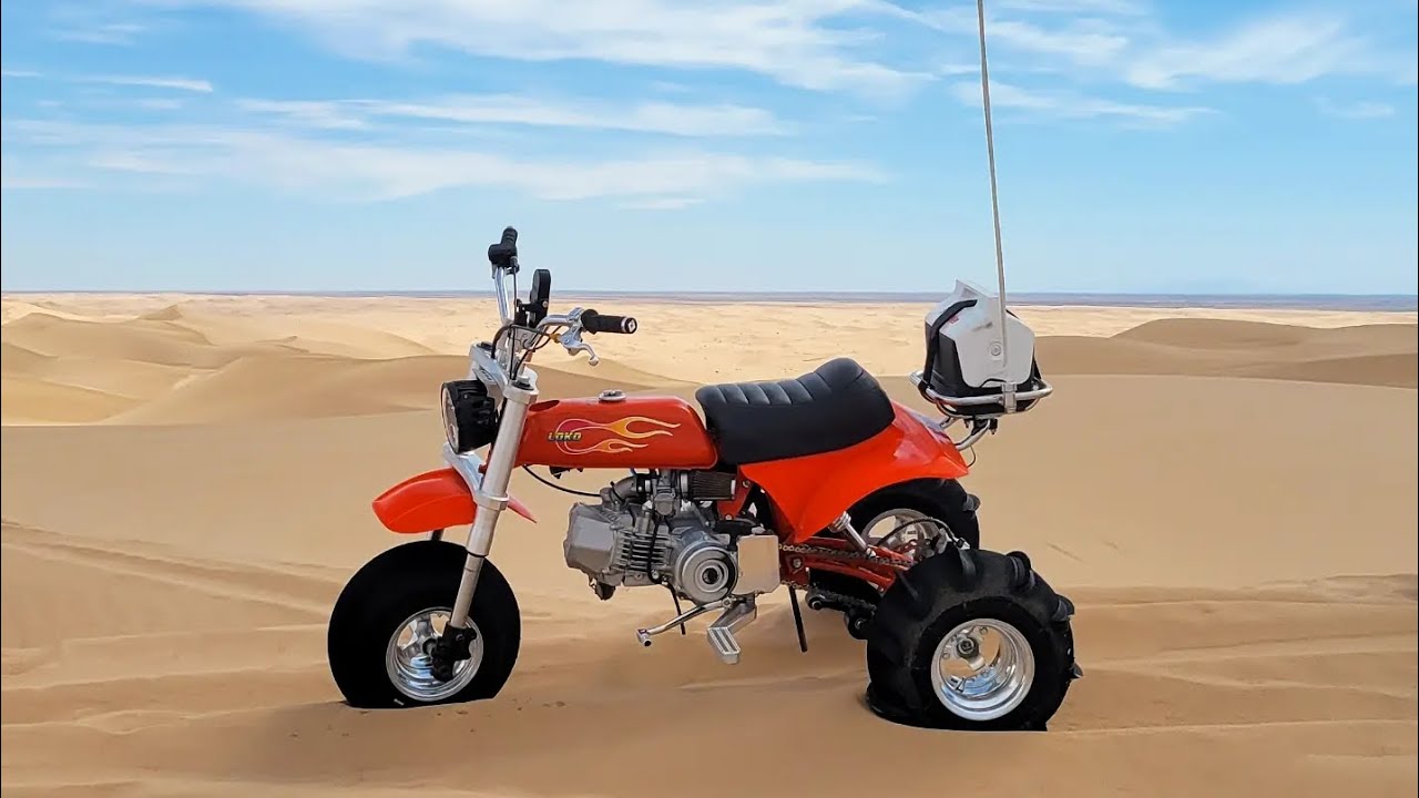 73 Loko Atc70 shooting up oldsmobile hill in Glamis