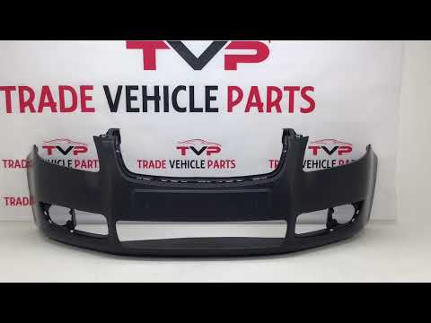 Fits Skoda Fabia / Roomster 2007-2010 Front Bumper Mat-Black Not Pdc Or Washer Holes video