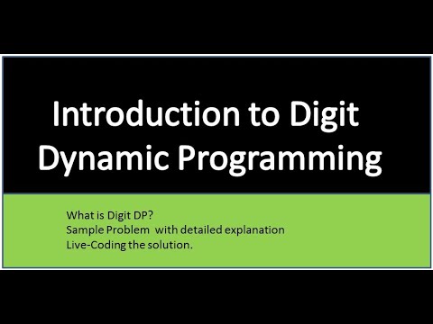 Introduction to Digit Dynamic Programming — Counting Constrained Numbers