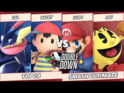 Double Down 2022 Top 24 - Gackt & Lea Vs. Ludo & JDV - SSBU Smash Ultimate Doubles