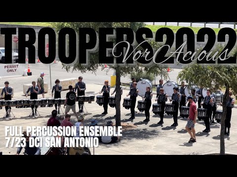 Troopers Percussion 2022 "VorAcious" - Show Music - 7/23