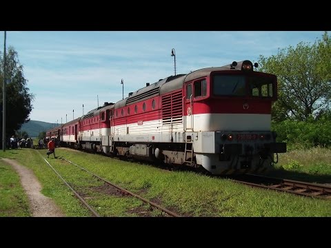 Výluka na trati Nováky - Prievidza, preprah v stanici Oslany