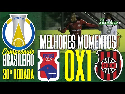 [Série B '20] 30ª Rodada | Paraná 0 X 1 GE Brasil/RS | Melhores Momentos | TV ARTILHEIRO